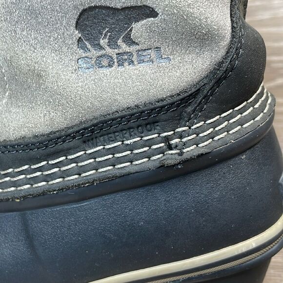 Sorel Winter Fancy Lace II Warm Waterproof Women’s Size 5 Black Kettle Boots - Picture 12 of 12